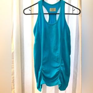 Turquoise athleta workout tank top